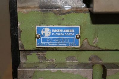 Hydraulic centric vice type PZ 330 Hy
