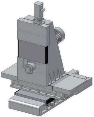 3-axes milling unit, horizontal type BF5 breit